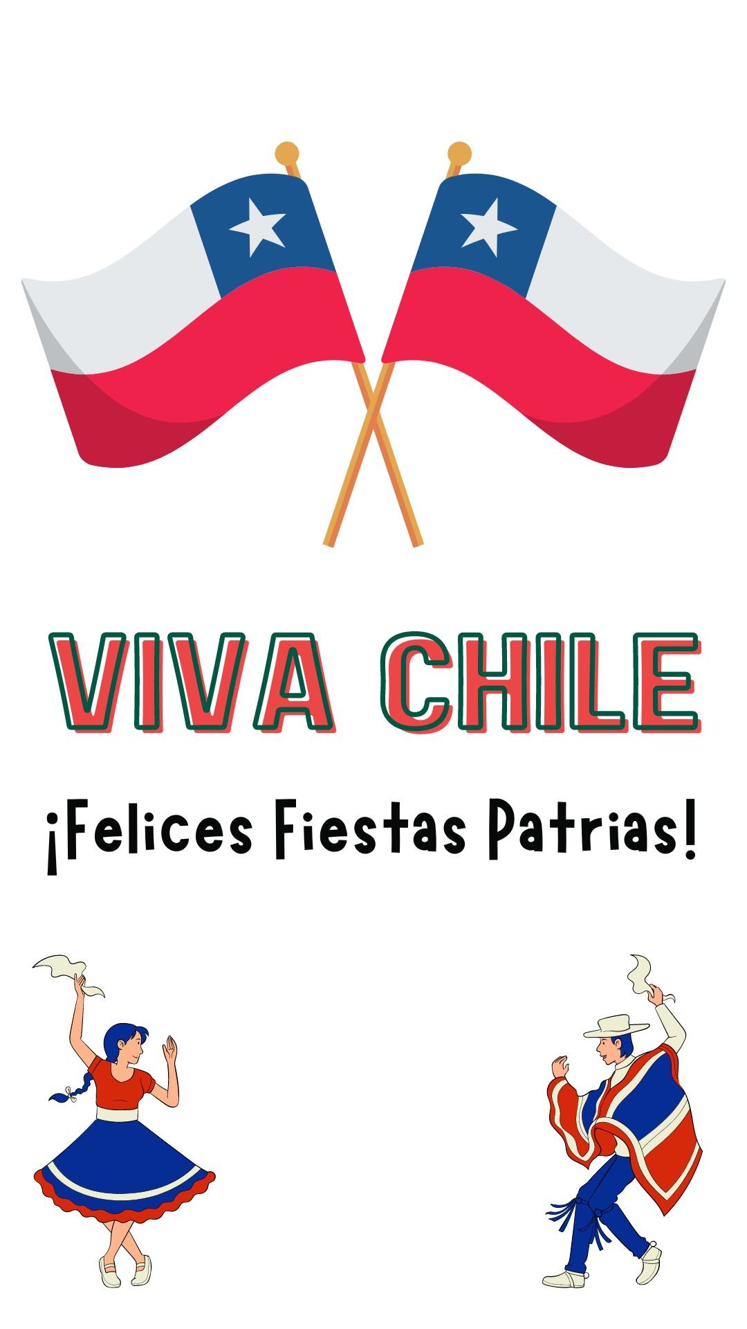 Felices Fiestas Patrias Chile - Fondos y saludos 18 de septiembre